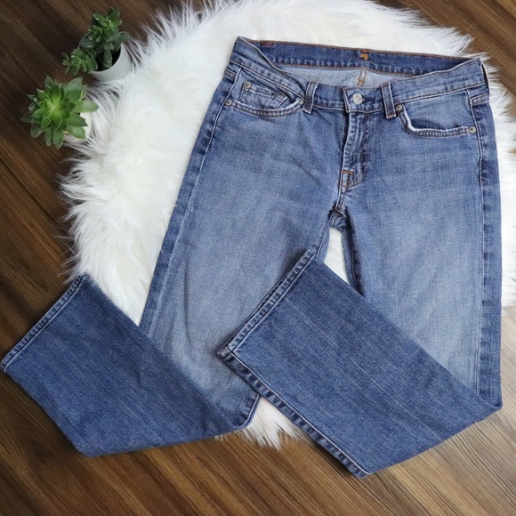 7 For All Mankind Denim - 7 For All Mankind Bootcut Medium Wash Jeans